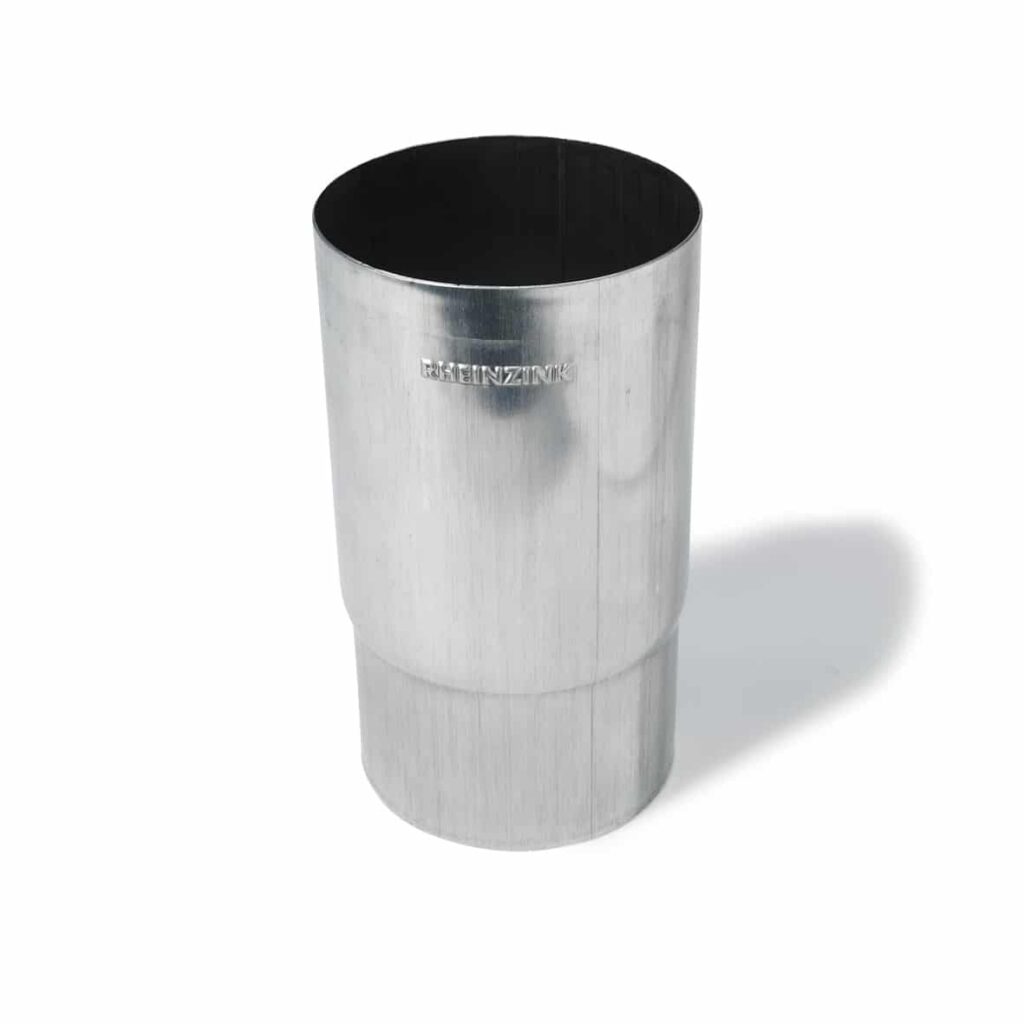 Verlengde mof voor regenpijp 100mm