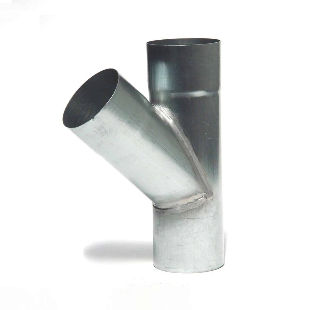 Zinken T-stuk 100 mm 45 gr