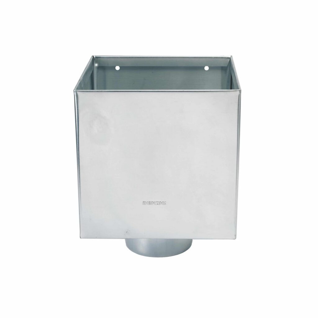 Zinken vergaarbak Kubus 300. 100mm