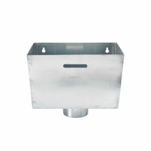 Zinken vergaarbak trapezium 80 mm - Afbeelding 1