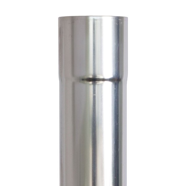Zinken regenpijp rond 100 mm - 1 meter 0.65mm dik