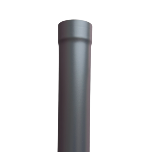 Regenpijp 80 mm zwart Ral-7021 - 1 meter 0,7mm dik passtuk tussen bochten | Kallos