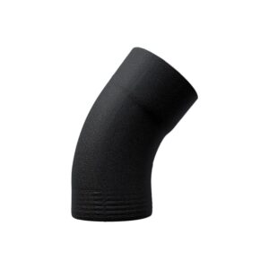 Regenpijp bocht 40gr 80mm - P.10 zwart - Afbeelding 1