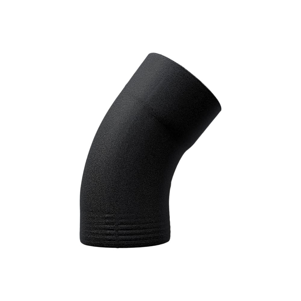 Regenpijp bocht 40gr 80mm - P.10 zwart