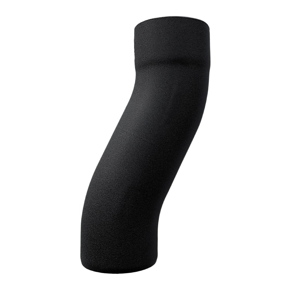 Regenpijp sprongstuk 100mm 6cm - P.10 zwart