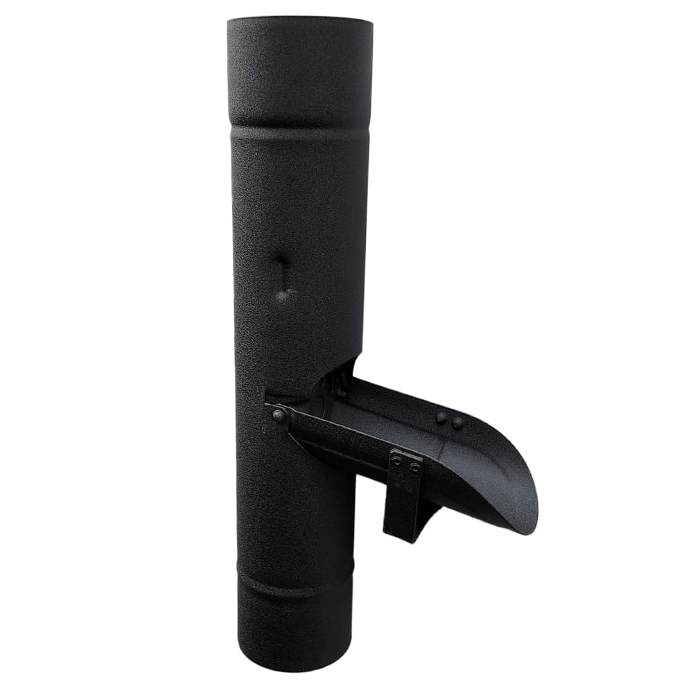 Regentonklep 100mm - P.10 zwart