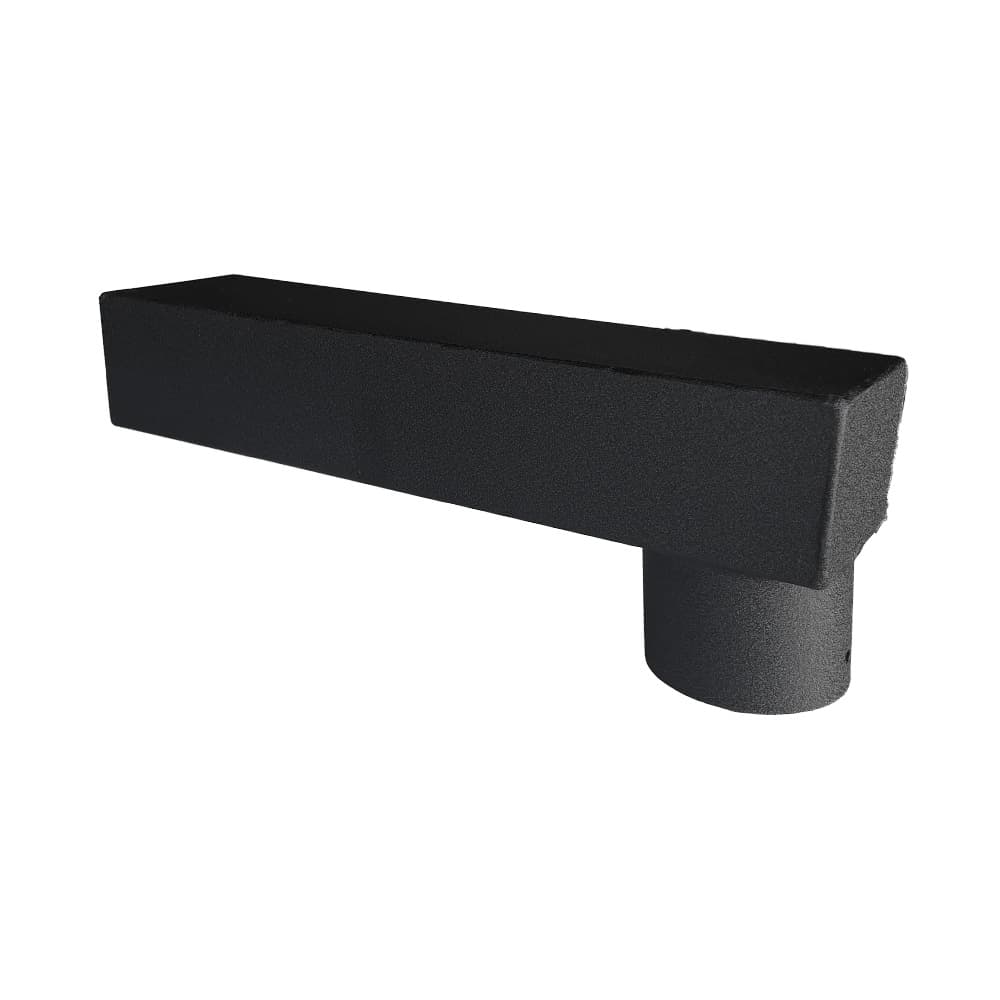 Stadsuitloop 60x80mm passend in 80mm - zwart