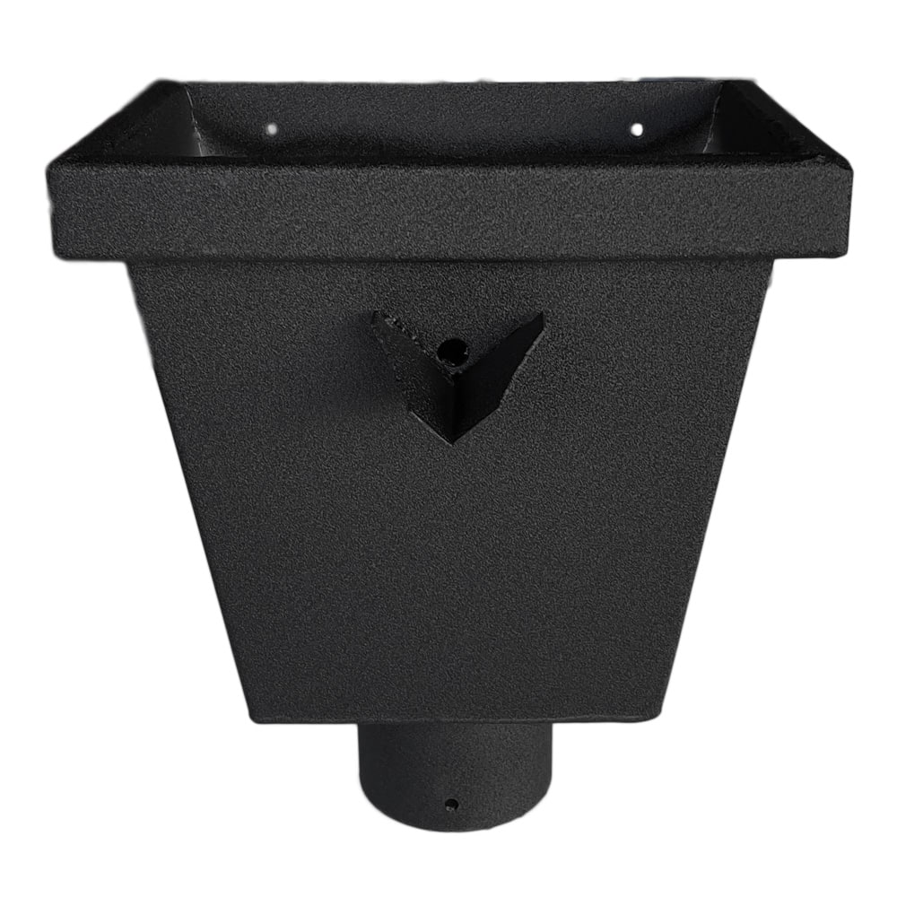Vergaarbak junior 80mm - zwart