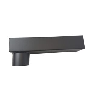 Aluminium stadsuitloop 60x80mm passend in 80mm - RAL 7021 fijnstructuur - Afbeelding 1
