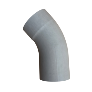 Bocht 40gr 100mm - patinagrijs - Afbeelding 1