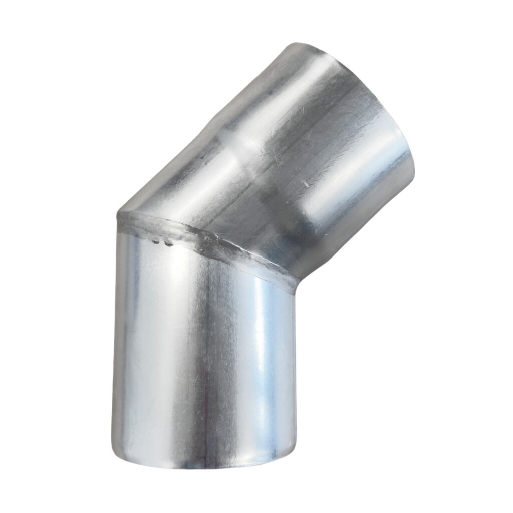 Zinken bocht 80 mm 45gr