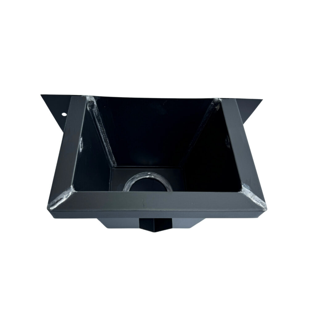 Vergaarbak junior gepatineerd zink 80 mm - Noir