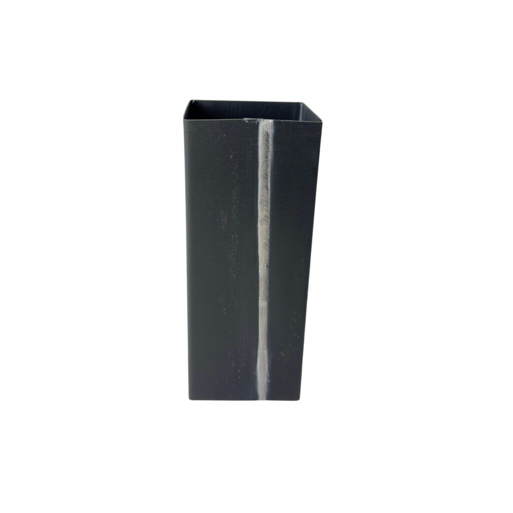 Verbindingsmof zink 80x80 mm - Noir antraciet/zwart