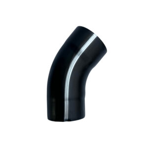 Bocht zink 80 mm rond 40gr - Noir - Afbeelding 3