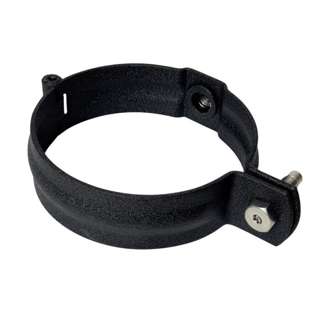 Regenpijp beugel SET 100mm M10 - P.10 zwart