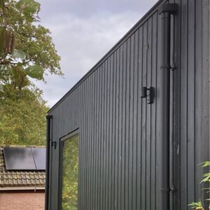 Regenpijp 80mm 2 meter - P.10 zwart - Afbeelding 4