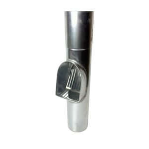 Bladafscheider zink 100mm rond Nedzink - Afbeelding 3