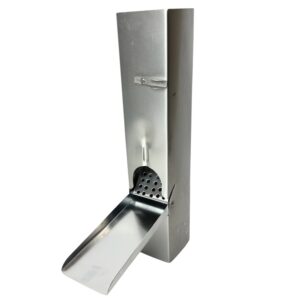 Regentonklep zink 80x80mm met bladvanger Gromo - Afbeelding 1