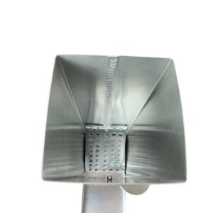 Regentonklep zink 80x80mm met bladvanger Gromo - Afbeelding 4
