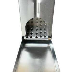 Regentonklep zink 80x80mm met bladvanger Gromo - Afbeelding 5