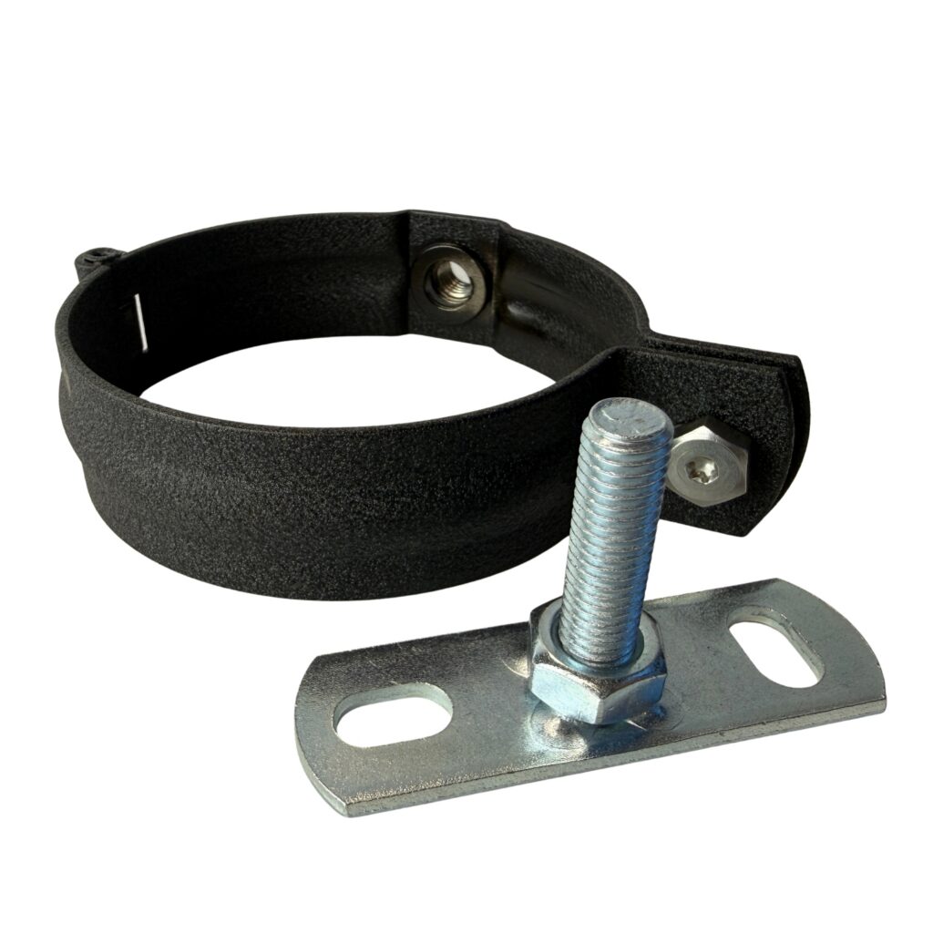 Regenpijp beugel SET 100mm M10 - P.10 zwart