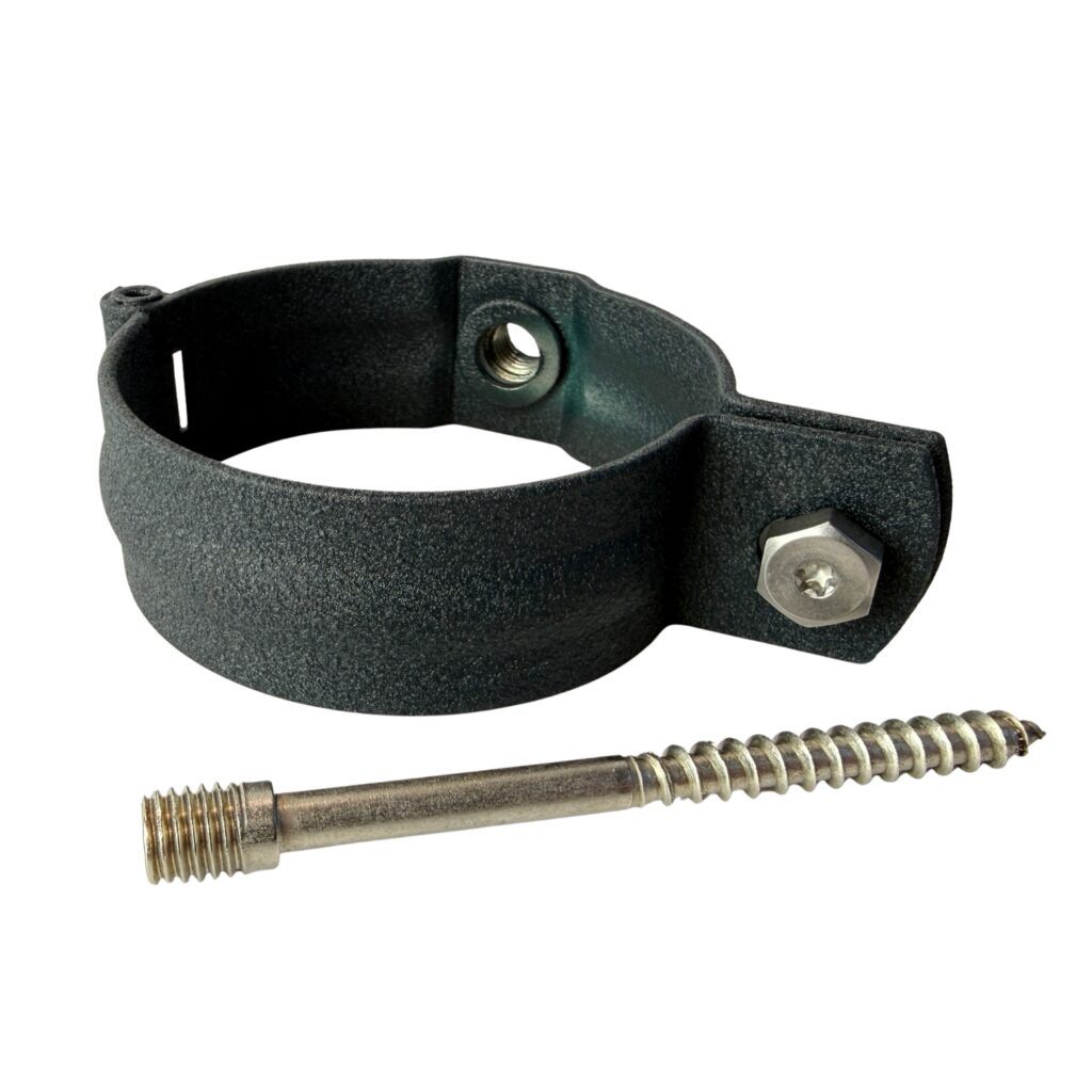 Scharnierbeugel aluminum SET 80mm M10 - antraciet