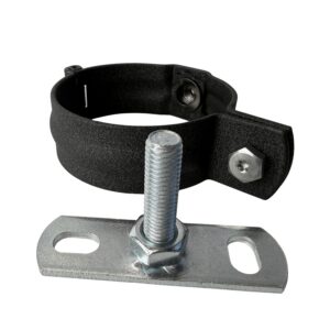 Regenpijp beugel 80mm met M10 draad - zwart - Afbeelding 5