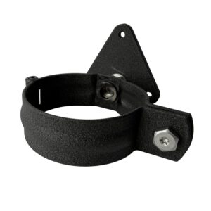 Regenpijp beugel 80mm met M10 draad - zwart - Afbeelding 4