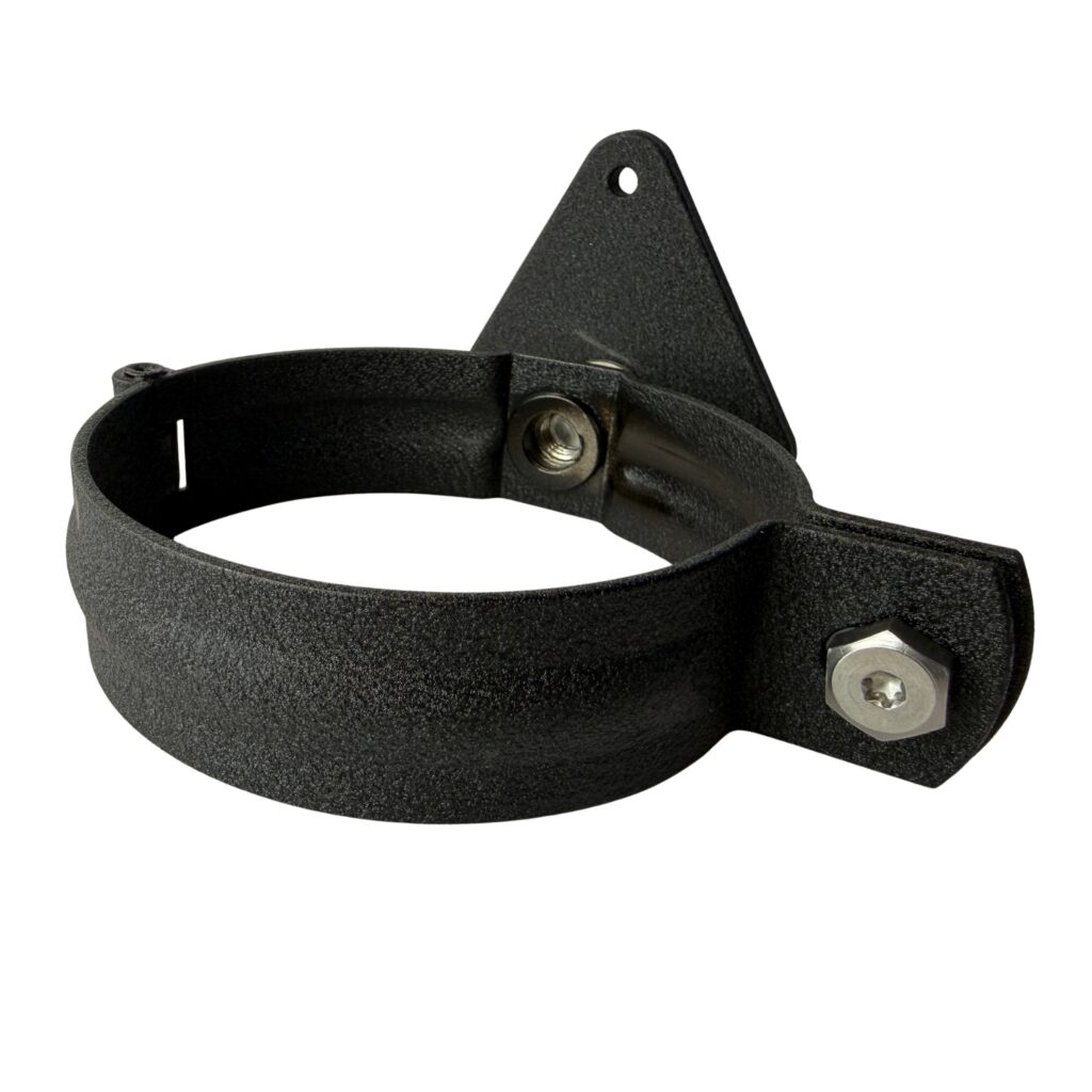 Regenpijp beugel SET 100mm M10 - P.10 zwart