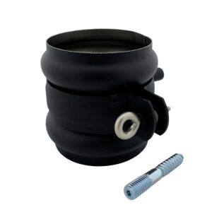 Regenpijp beugel 80mm met M10 draad + Wrong – zwart - Afbeelding 3