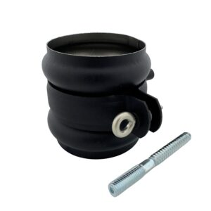 Regenpijp beugel 80mm met M10 draad + Wrong – zwart - Afbeelding 4