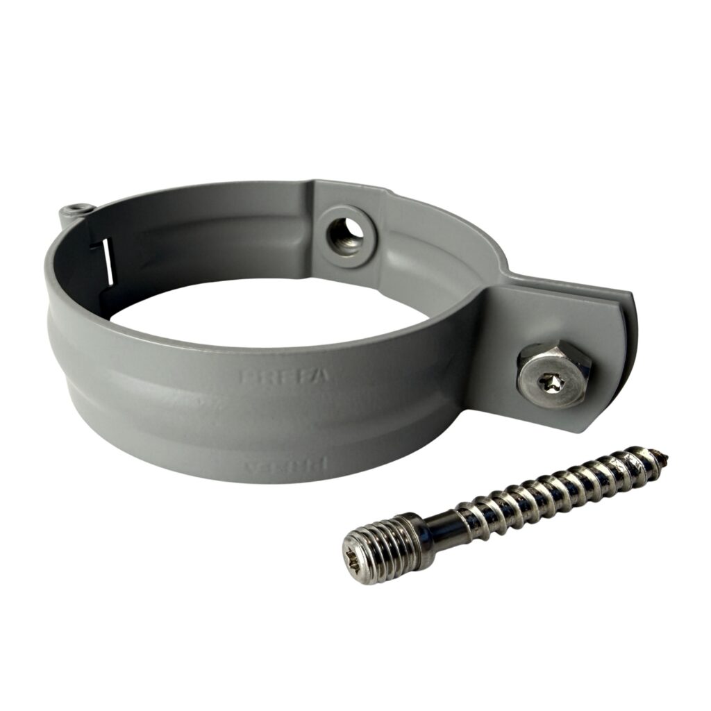 Scharnierbeugel M10 100mm - patinagrijs