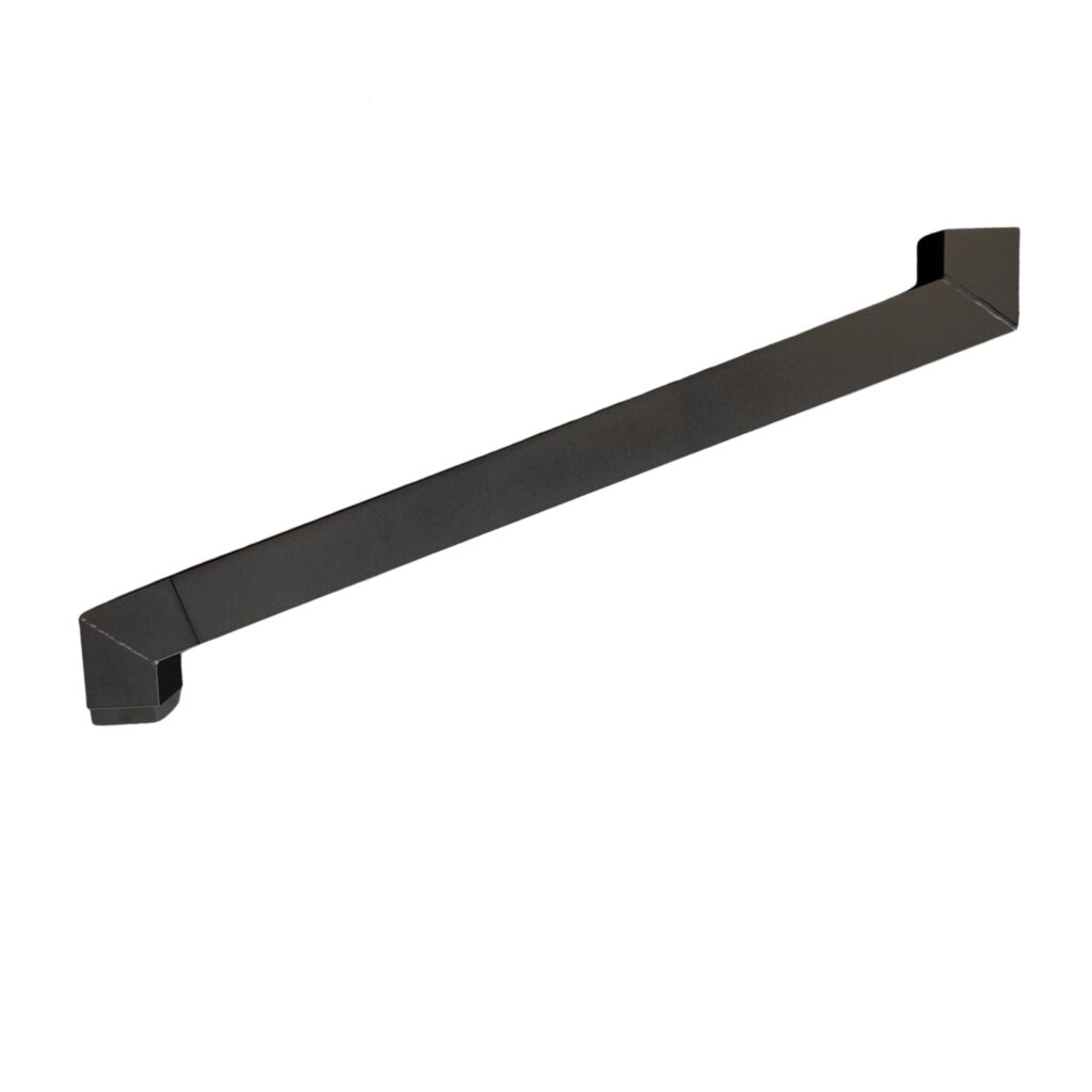 Aluminium sprongstuk set 80x80mm 2 bochten (sprong max. 100cm) - RAL 7021 fijnstructuur
