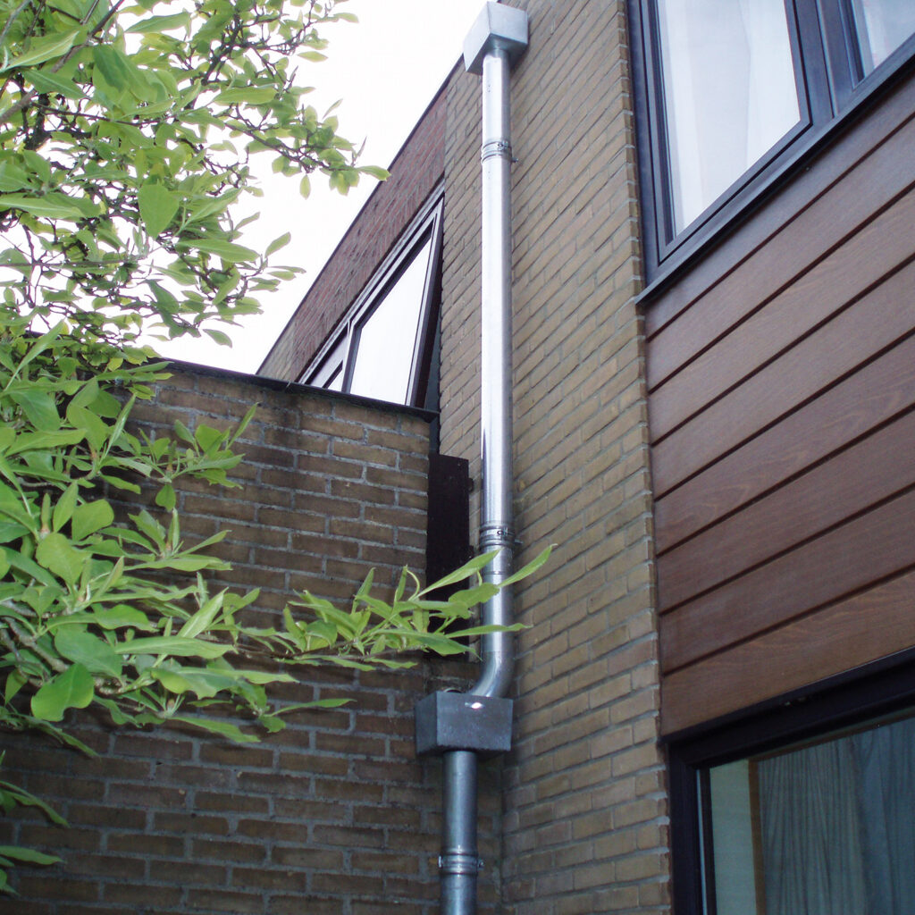 Zinken vergaarbak trapezium 80 mm
