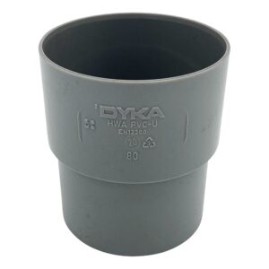 Verbindingsmof PVC 80mm t.b.v. rioolbuis aansluiting - Afbeelding 1