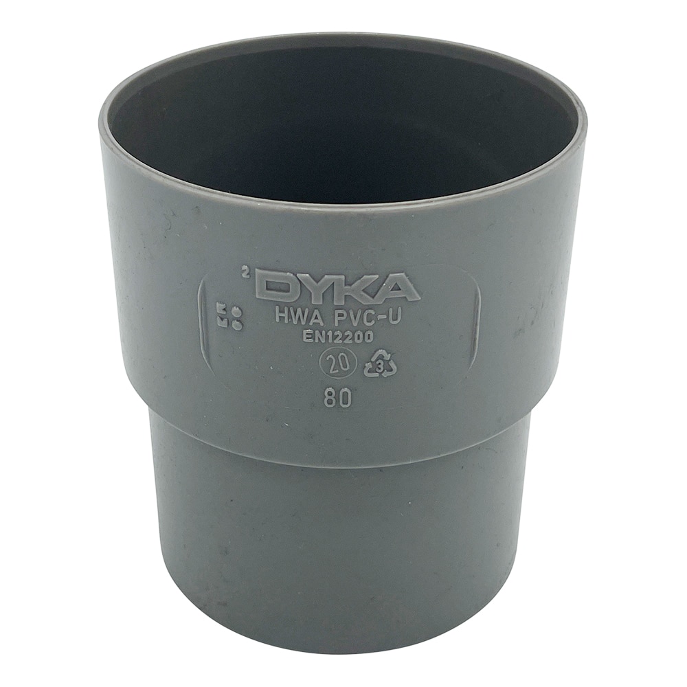 Verbindingsmof PVC 80mm t.b.v. rioolbuis aansluiting