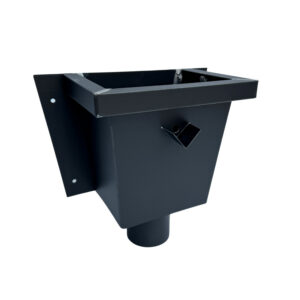 Vergaarbak junior gepatineerd zink 80 mm - Noir - Afbeelding 3