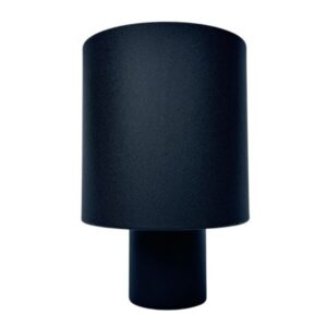 Aluminium vergaarbak mini rond 80mm - Ral-9005 fijnstructuur - Afbeelding 3