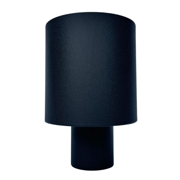 Aluminium vergaarbak mini rond 80mm - Ral-9005 fijnstructuur
