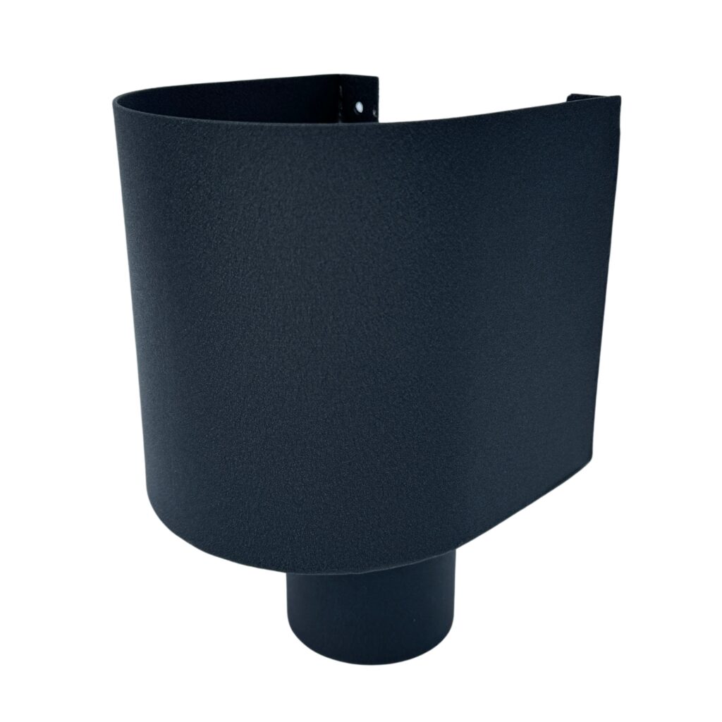 Vergaarbak mini 80mm - zwart