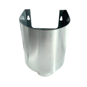 Zinken vergaarbak Mini 80 mm met uitsparing Nedzink - Afbeelding 1