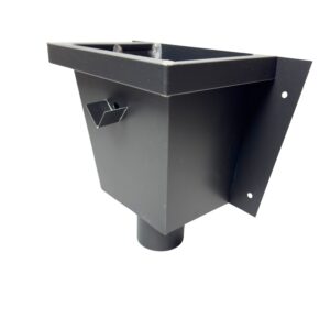 Vergaarbak junior gepatineerd zink 80 mm - Noir - Afbeelding 1