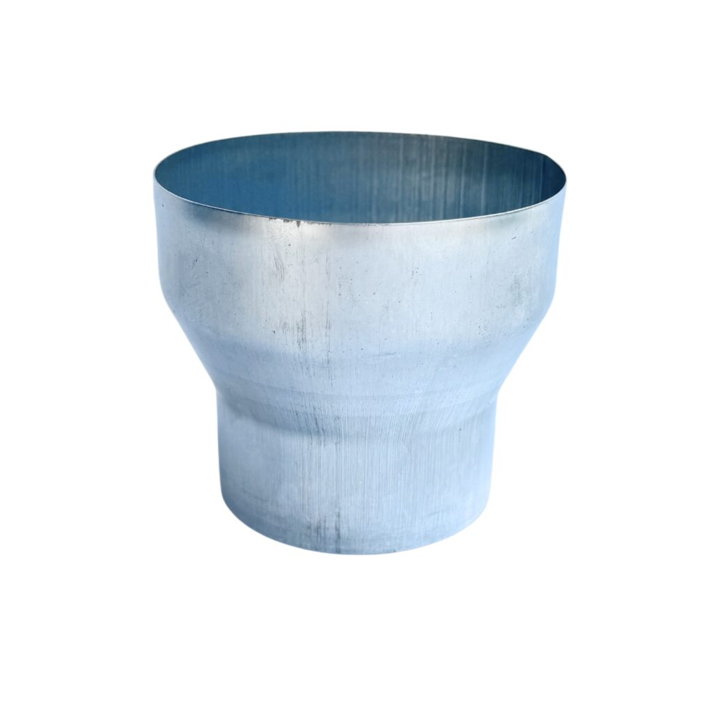 Zinken verloop mof 100 mm naar 80 mm