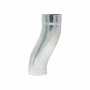 Zinken sprongstuk rond 80 mm - sprong 60 mm - Rheinzink - Afbeelding 1