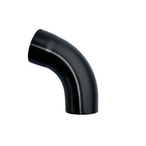 Bocht zink 80 mm rond 72 gr - Noir - Afbeelding 3
