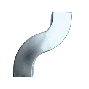 Zinken bocht vierkant 80x80 mm 72gr - Afbeelding 3