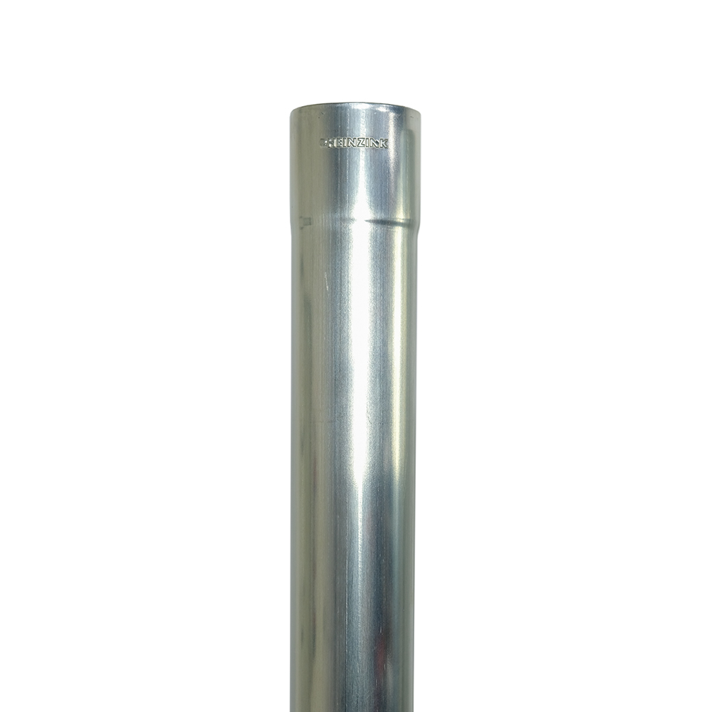 Zinken regenpijp rond 60 mm - 2 meter 0.65mm dik