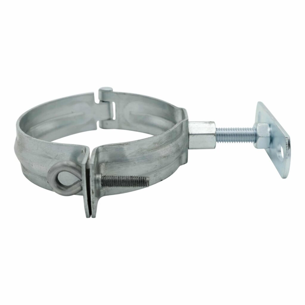 SET overige ondergronden - Zinken beugel 100 mm + montageplaatje + draadeind 40mm