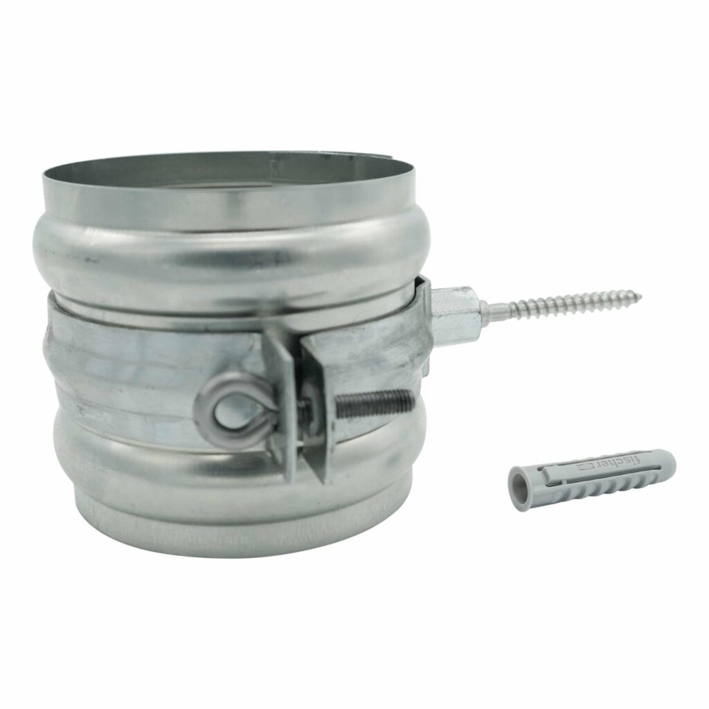 SET hout- en muurmontage - Zinken beugel 100 mm + RVS schroefstift 10cm + plug + wrong