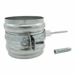 SET hout- en muurmontage - Zinken beugel 100 mm + RVS schroefstift 10cm + plug + wrong - Afbeelding 1